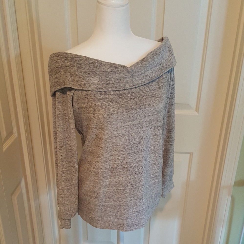 Off the shoulder sweater